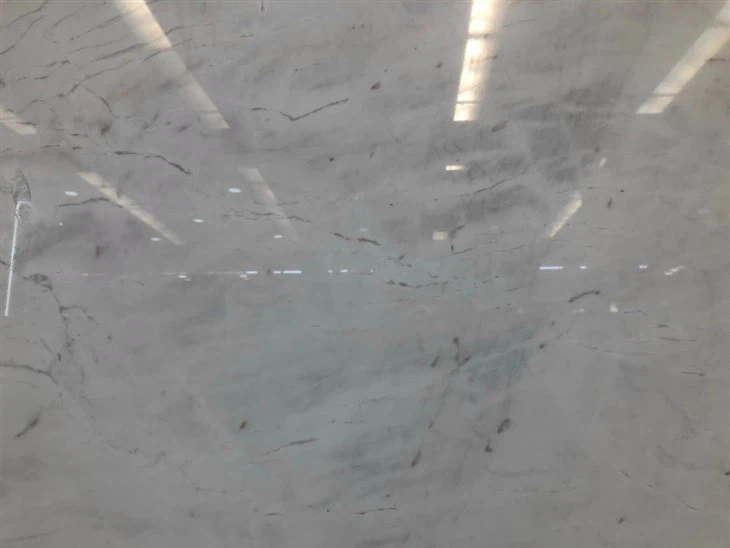 Italian White Quartzite Slab For TableTop factory